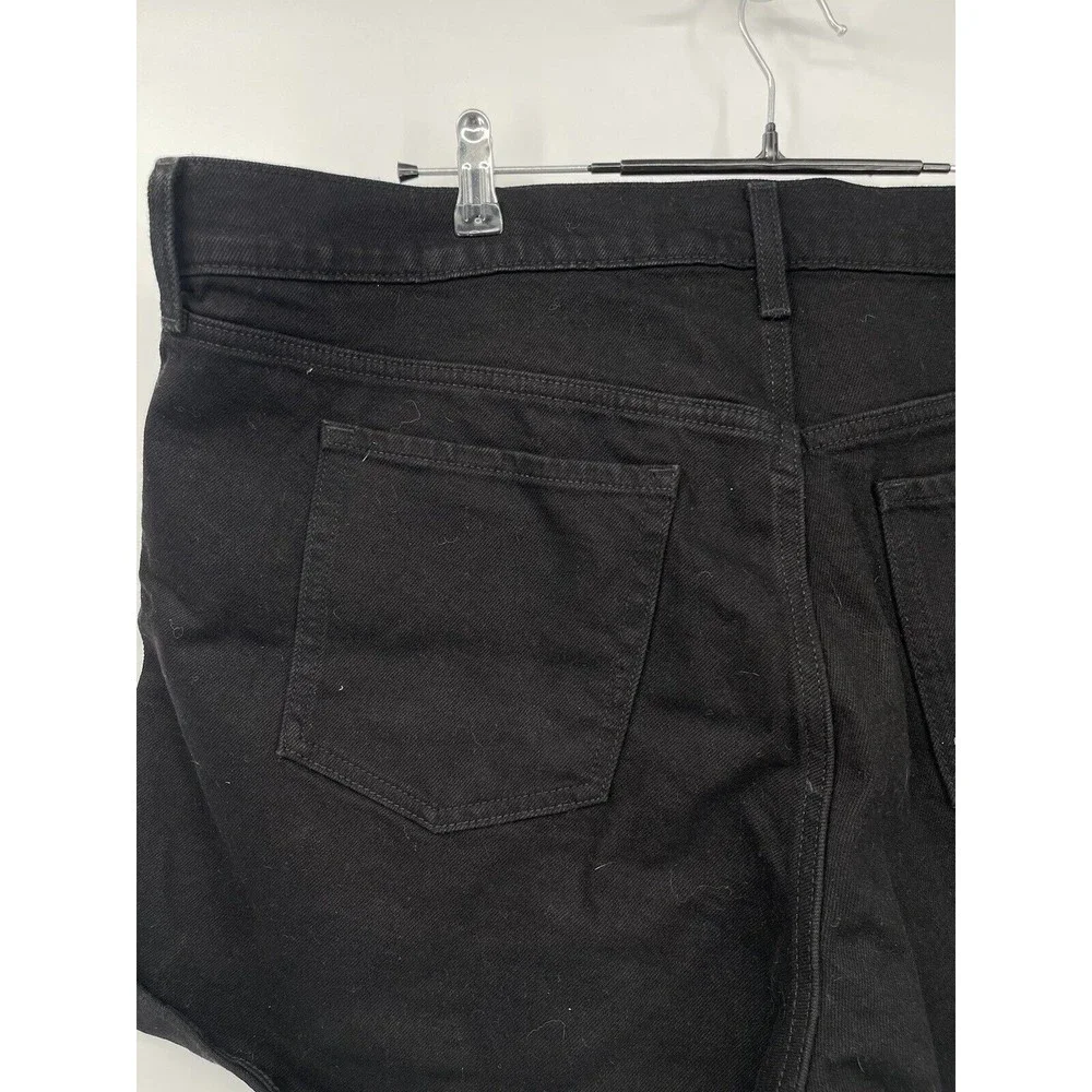Old Navy 22 Plus OG Short Women Black High Rise Cuffed‎ Denim Shorts 948477-00-1
